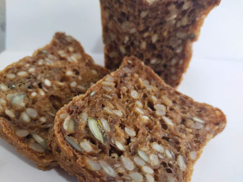 Хлеб без глютена с псиллиумом